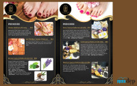 Thiết kế menu Spa