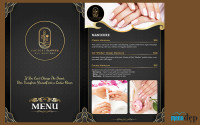 Thiết kế menu Spa