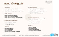 Thiết kế menu Spa