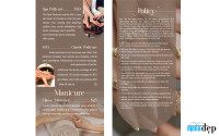 Thiết kế menu Spa