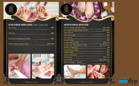 Thiết kế menu Spa